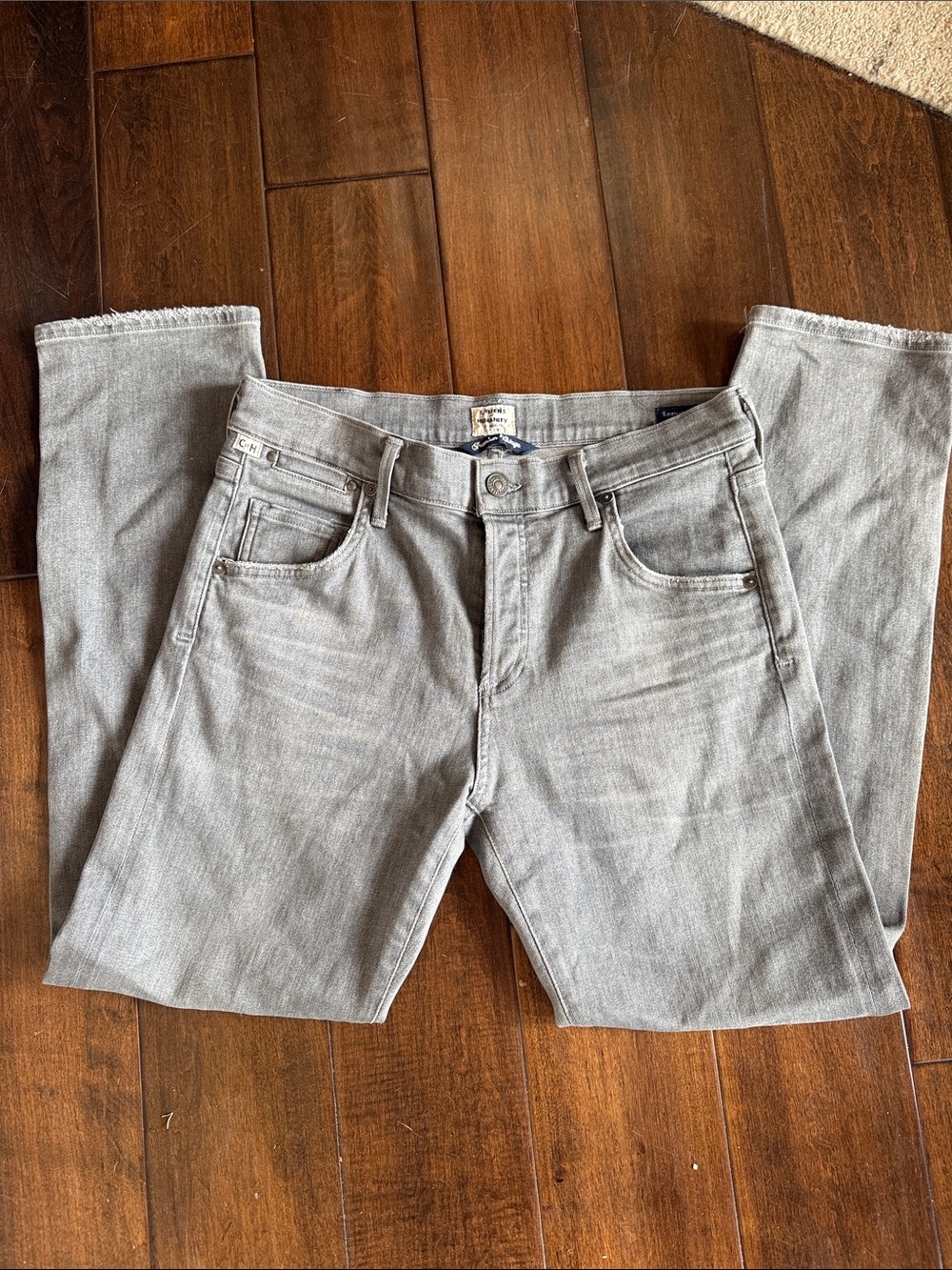 Citizens Of Humanity women’s  Light Gray Emerson boyfriend Jeans
